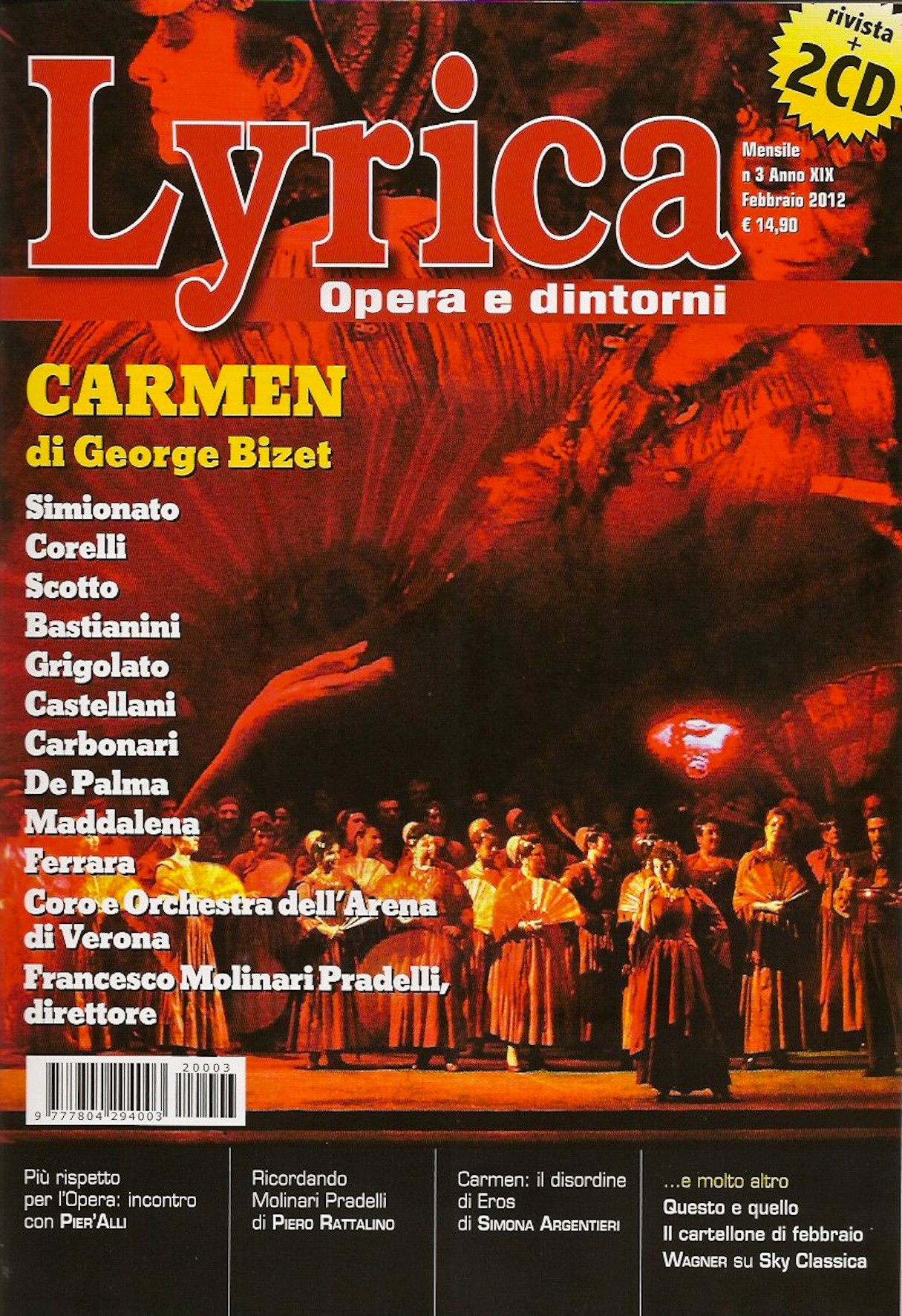 Copertina Lyrica febbraio 2012